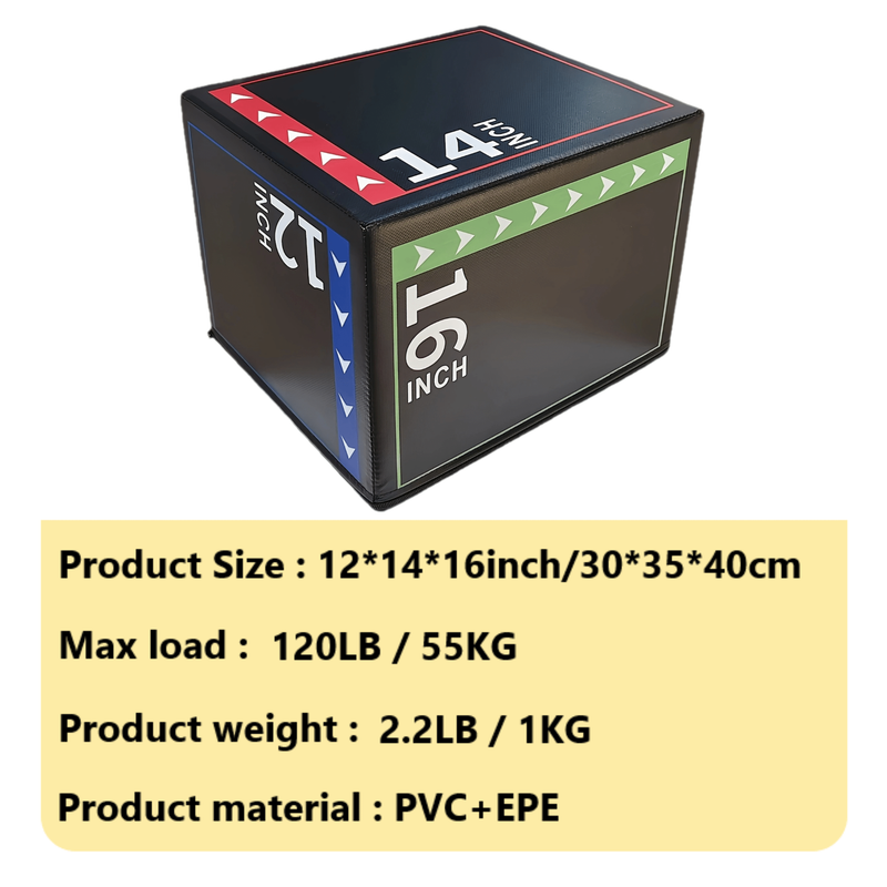Fitness Jump Box PVC Foam Training - Image 2