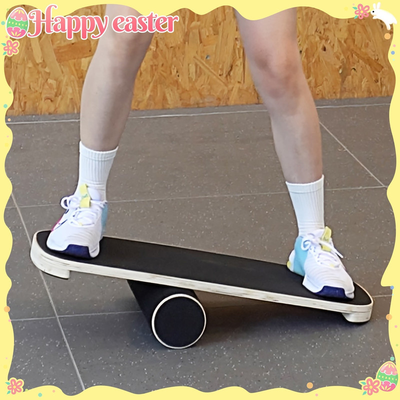 Wooden Surf Balance Board for Core Training - Image 5