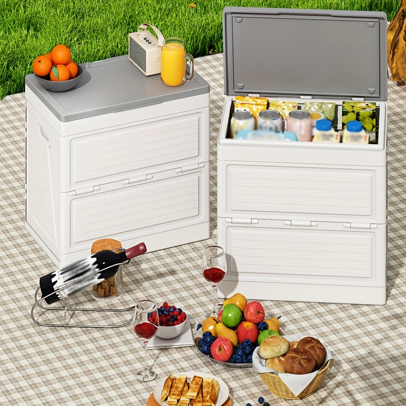Outdoor Foldable Storage Box with Wheels - Image 6