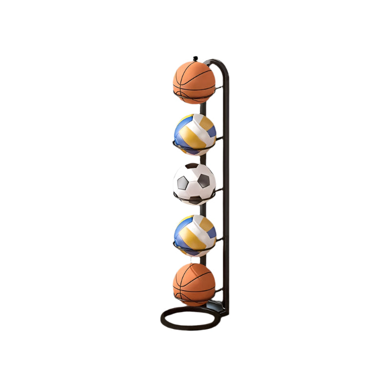 Metal Sports Ball Rack Organizer Stand (5-Tier) - Image 1