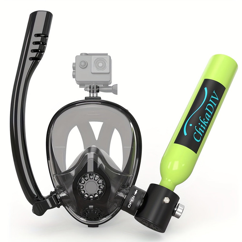 Diving Set with 0.5L Tank and Camera Mount - Image 3