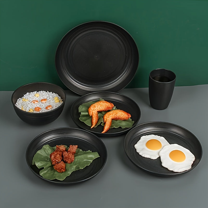 Shatterproof Tableware Set for Camping & Home (16pcs) - Image 3