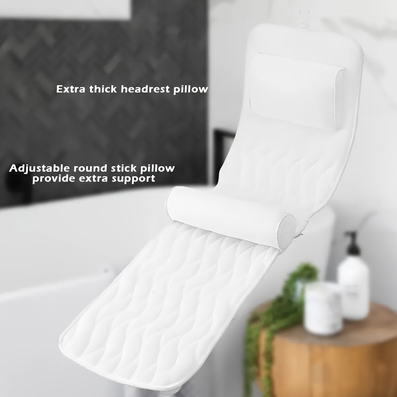 Ergonomic Full Body Bathtub Pillow - Image 1