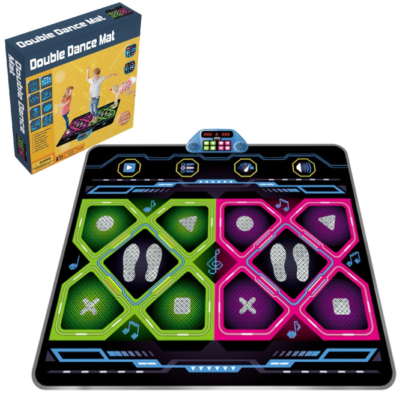 Double Dance Pad LED Rhythm Game Mat - Image 5