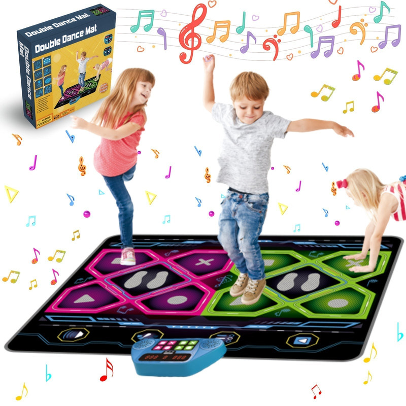 Double Dance Pad LED Rhythm Game Mat - Image 6
