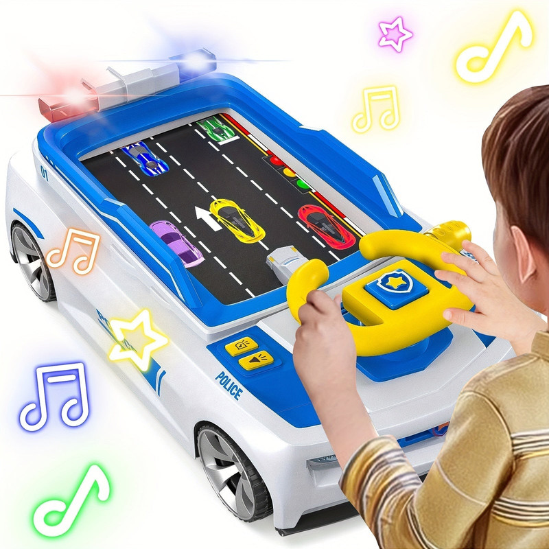 Car Play Suction Racing Game Console for Kids - Image 1