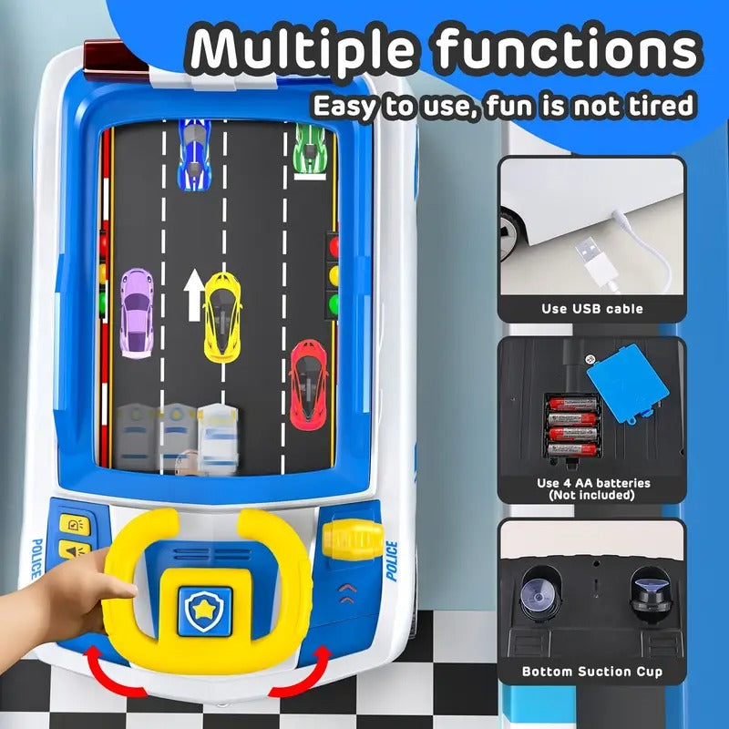 Car Play Suction Racing Game Console for Kids - Image 3