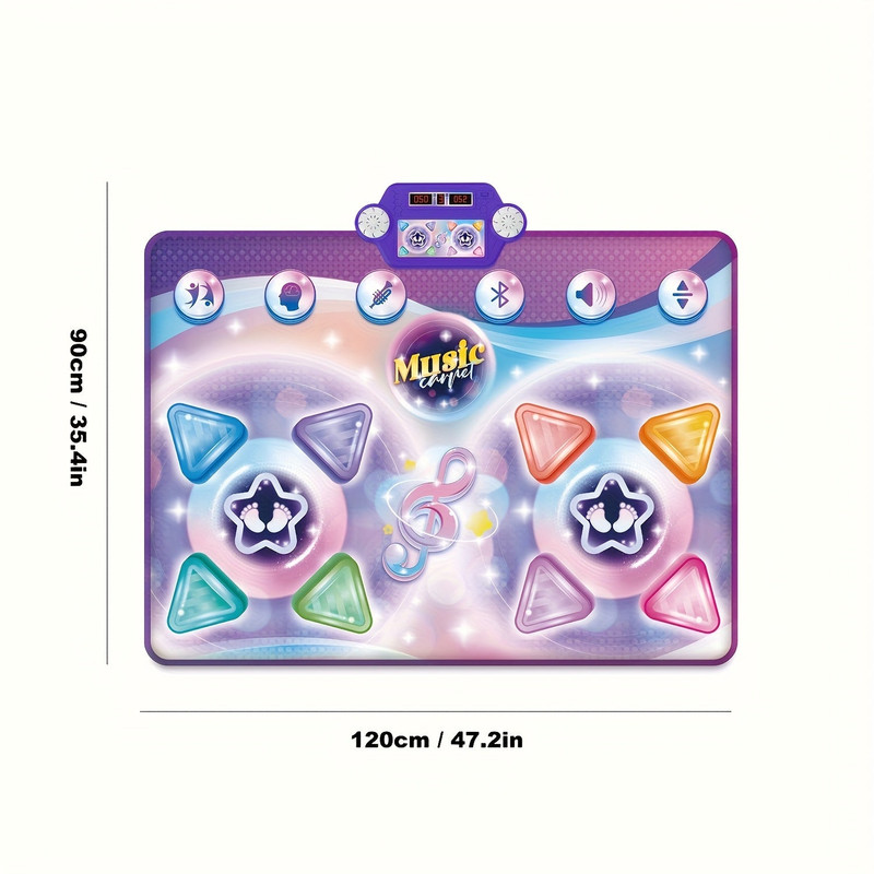 Kids Dance Mat Double Player Interactive Music Game - Image 3