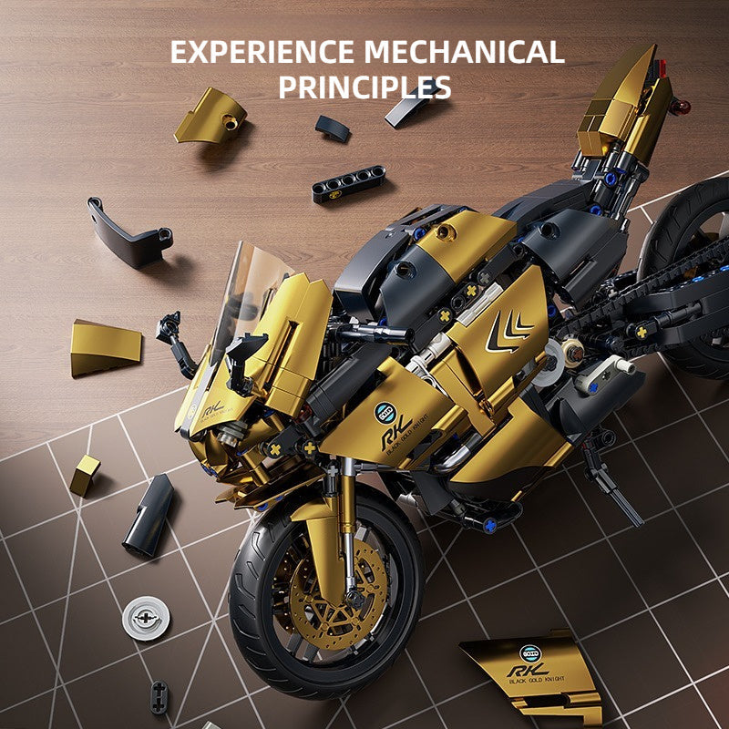 Mechanical Motorcycle Building Blocks - Image 1