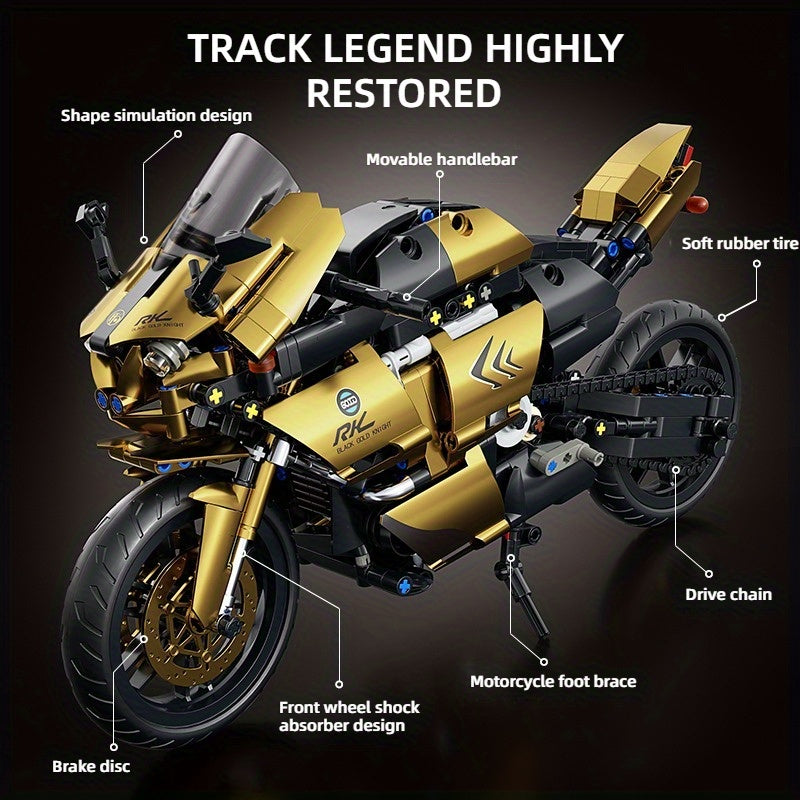 Mechanical Motorcycle Building Blocks - Image 4