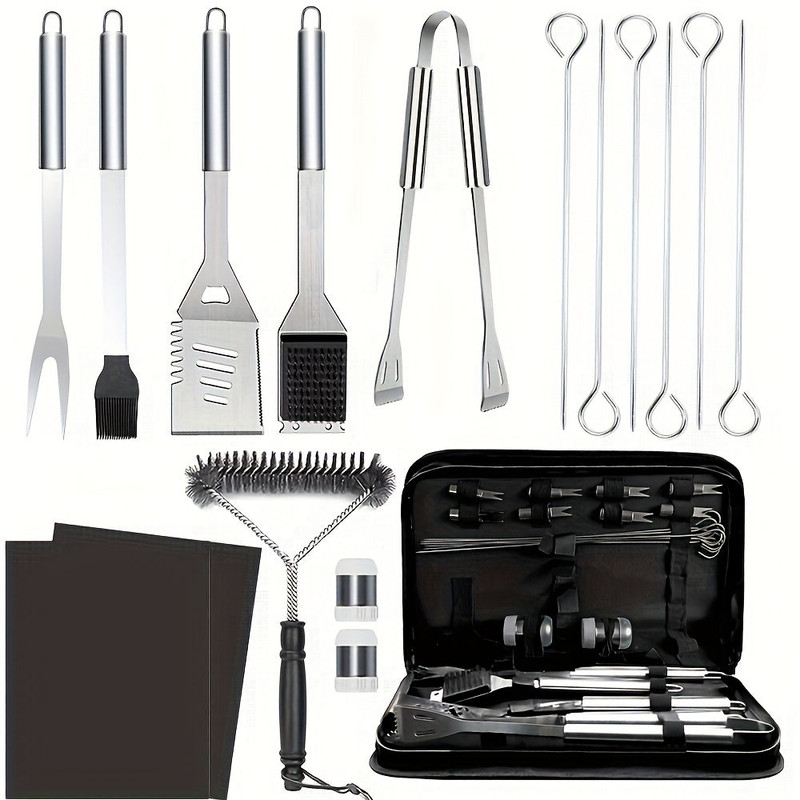 BBQ Grill Accessories Set (17pcs) - Image 1