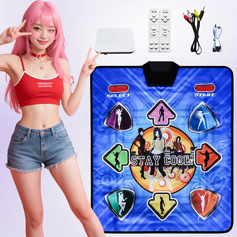 Interactive Dance Mat USB Game Pad 200 Songs - Image 1