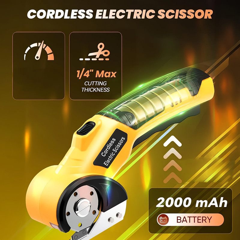 Cordless Electric Fabric Cutter with USB Rechargeable - Image 1