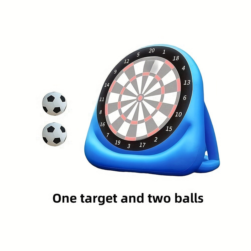 Inflatable Dart Board Game with 2 Soccer Balls - Image 1