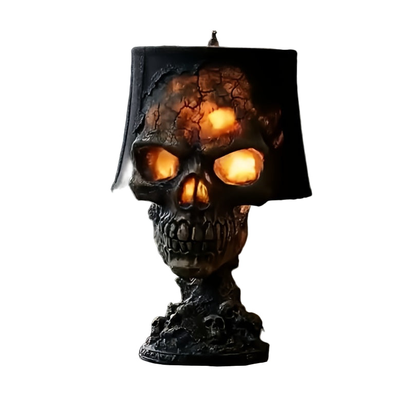 Lava Skull Lamp USB Halloween Night Light - Image 1