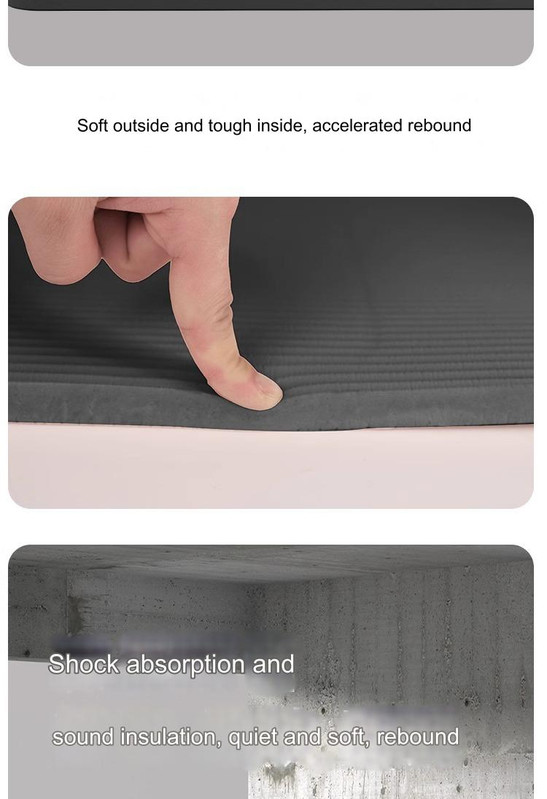 20Mm Thick Shock-Absorbing Yoga Mat - Image 2