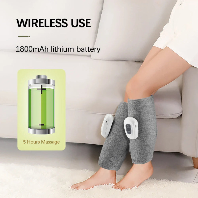 Wireless 360 Air Pressure Calf Massager Leg & Arm - Image 1