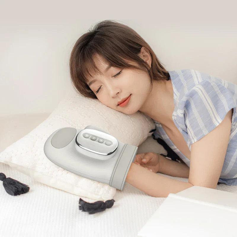 Electric Hand Massager with Airbag Compression Grey - Image 4