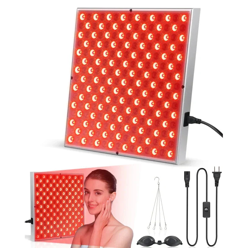 LED Red Light Therapy Panel Lamp: Facial Anti-Aging, Skin Care - Image 1