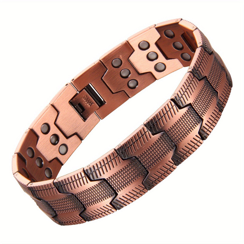 3X Strong Copper Magnetic Bracelet for Men - Image 1