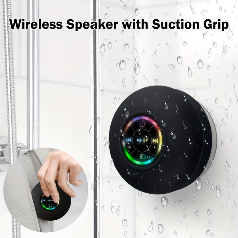Portable Wireless Speaker with Suction Cup - Image 1