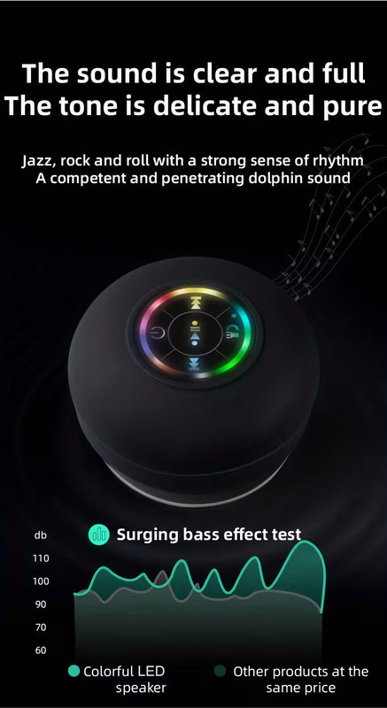 Portable Wireless Speaker with Suction Cup - Image 4