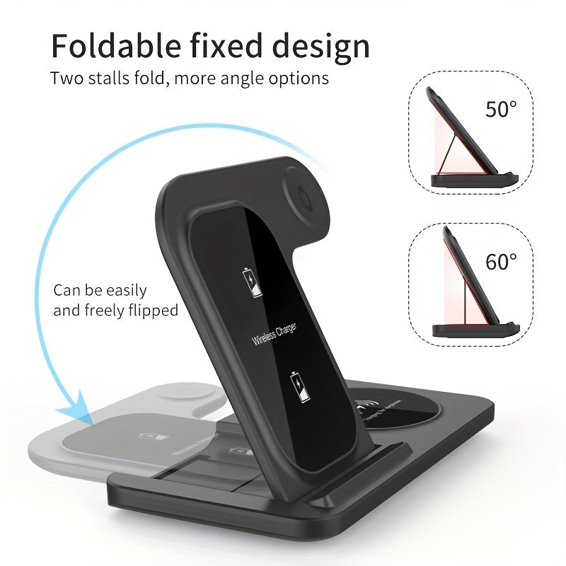 3-in-1 Fast Wireless Charger for iPhone & Apple Devices - Image 1