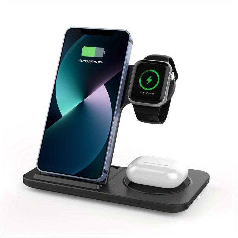 3-in-1 Fast Wireless Charger for iPhone & Apple Devices - Image 2