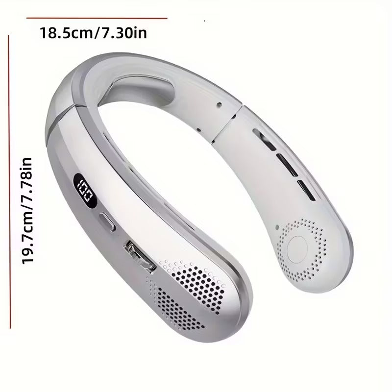 Hanging Neck Fan USB Rechargeable - Image 4