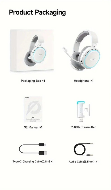 Wireless Gaming Headset with Surround Sound - Image 7