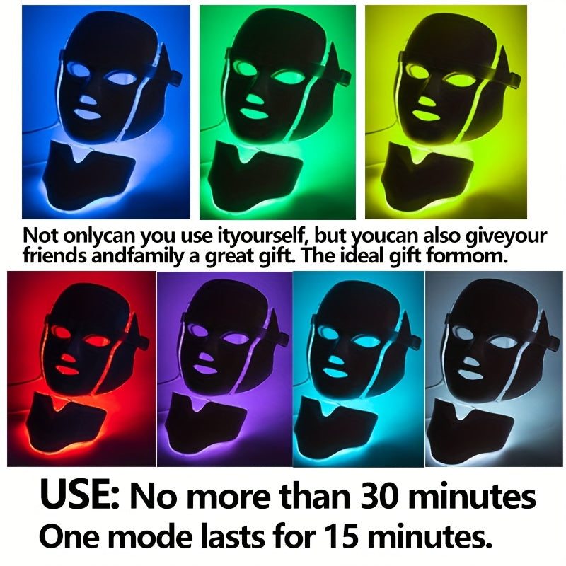 LED Facial & Neck Mask (7 Colors) - Image 1