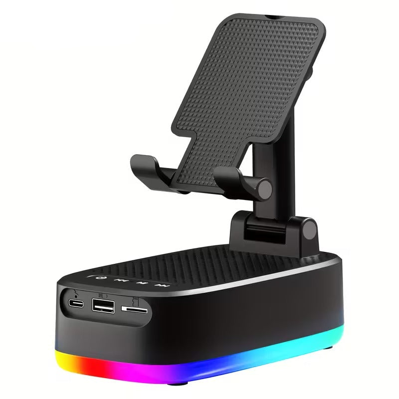 Wireless Speaker with Phone Holder and Power Bank - Image 2