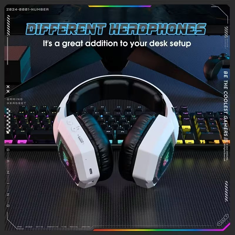 Surround Sound Wireless Gaming Headset Tri-Mode - Image 4