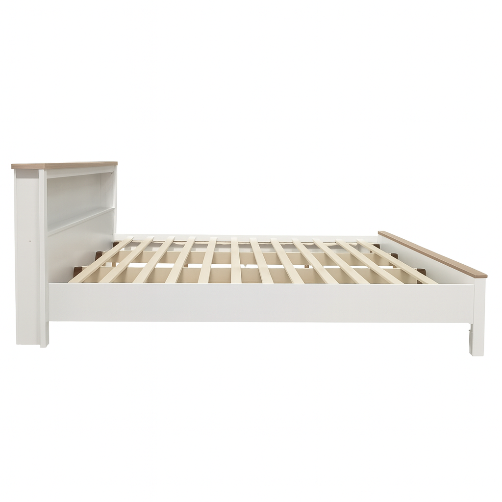 Noosa King Bed Frame with Shelf - Image 4