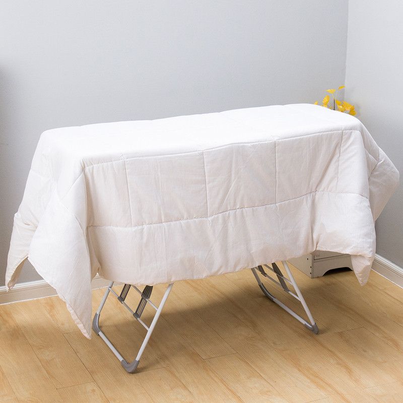 Floor-Standing Folding Wing-Shaped Drying Rack-White - Image 6