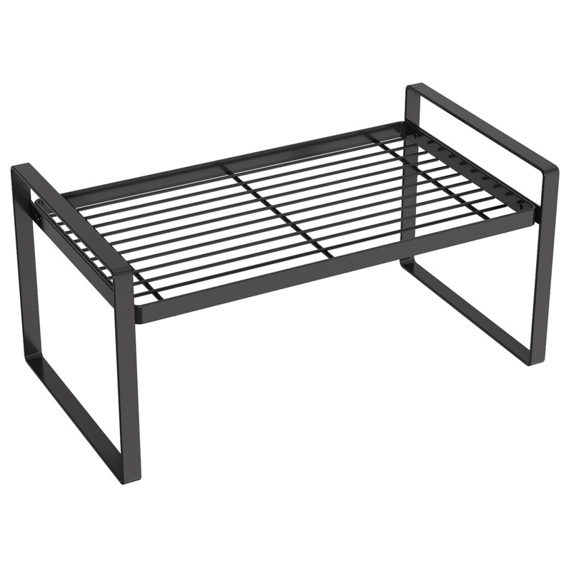 Kitchen Countertop Layered Storage Rack-Black - Image 1