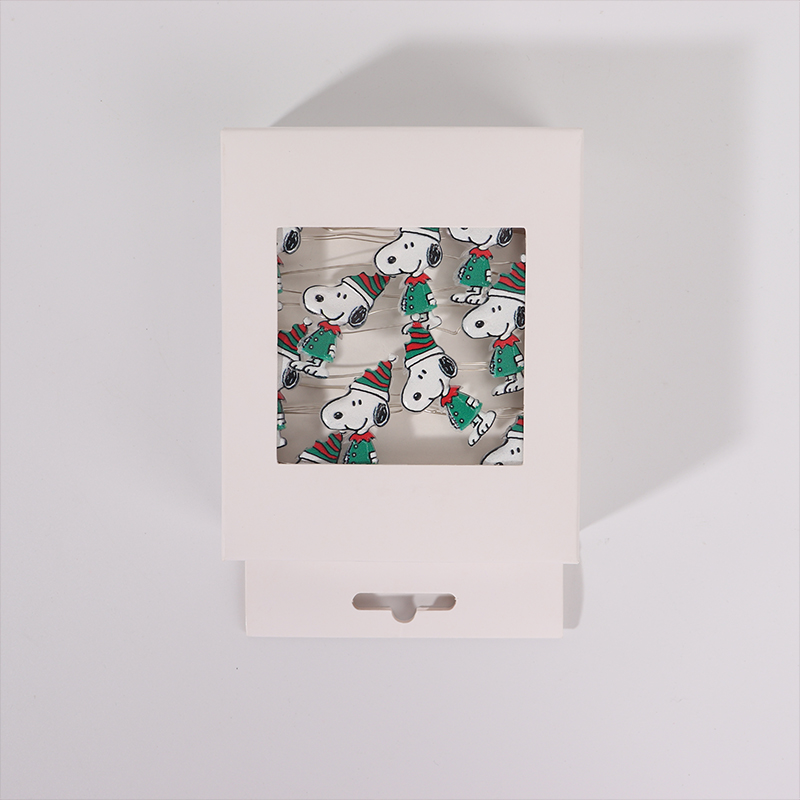 2m 20 LED Christmas Snoopy String Lights with 2x AA Battery Box - Image 1
