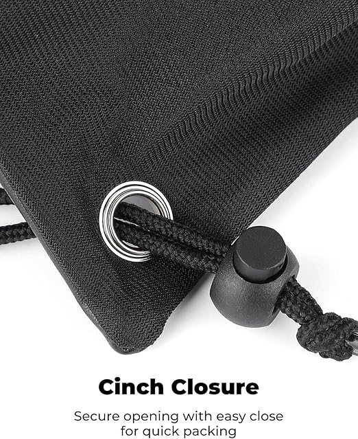 Helmet Bag, Large Capacity Light Weight Drawstring Bag for Motorcycle Bicycle Motocross Bike Racing  Snowboard Skiing Snowmobile Cycling Riding-Black - Image 3