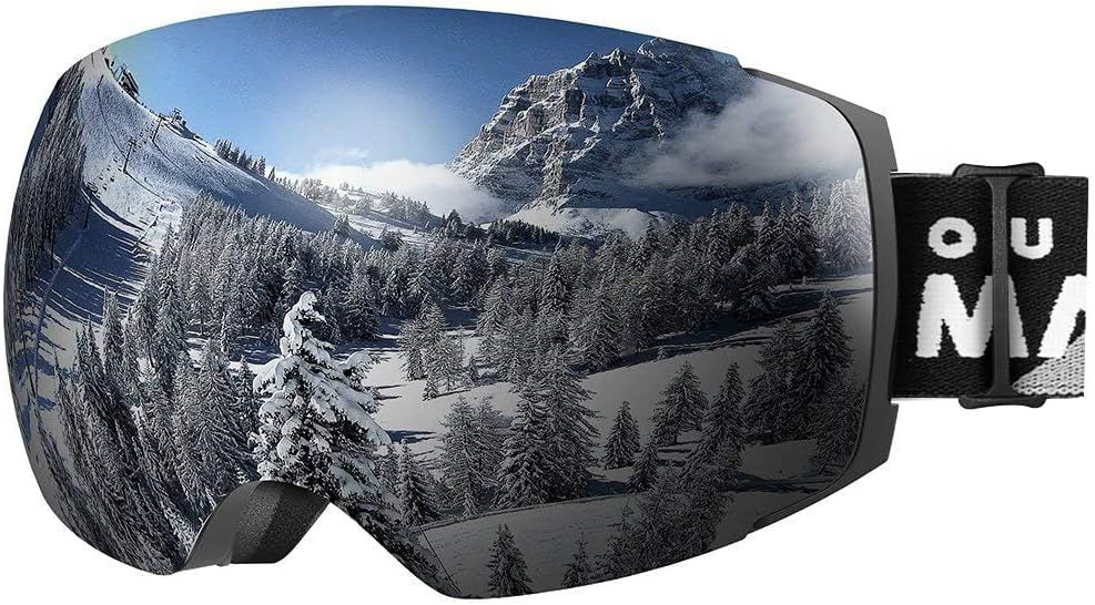OutdoorMaster Ski Goggles PRO - Frameless, Interchangeable Lens 100% UV400 Protection Snow Goggles for Men & Women-01 VLT 10％-OM-2 - Image 1