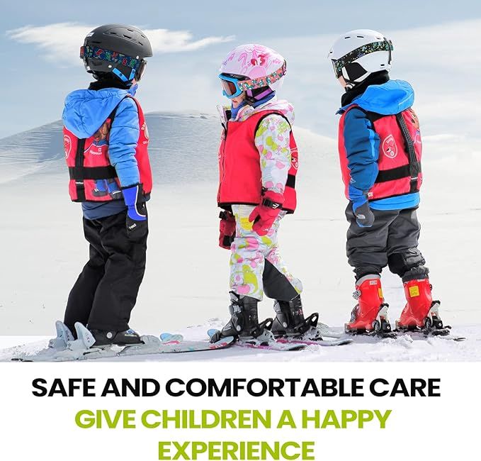 OutdoorMaster Kids Ski Goggles - Helmet Compatible Snow Goggles for Boys & Girls with 100% UV Protection-02VLT 46％-OM-6 - Image 7