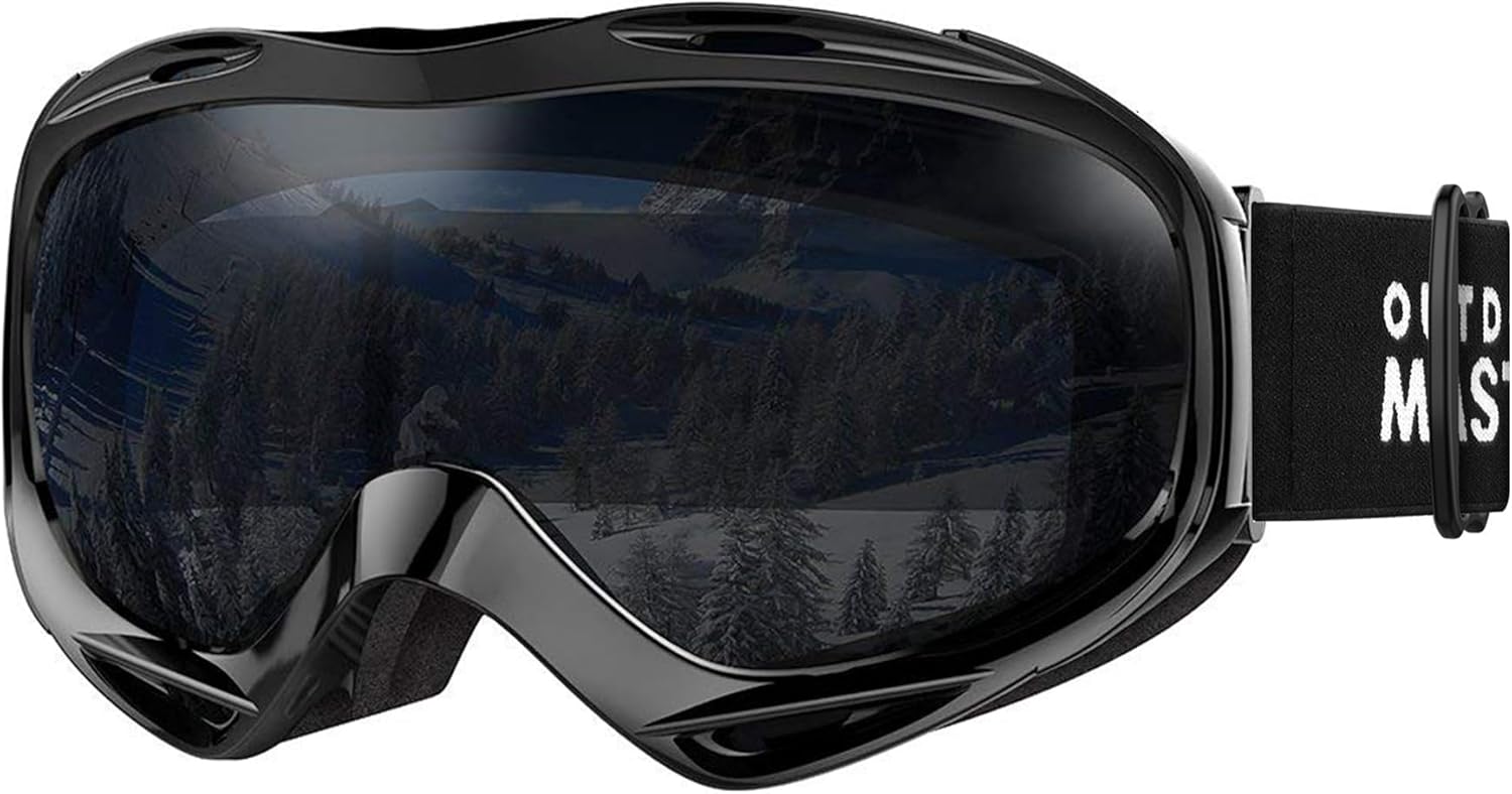 OutdoorMaster OTG Ski Goggles - Over Glasses Ski/Snowboard Goggles for Men, Women & Youth - 100% UV Protection-OM-5 - Image 1