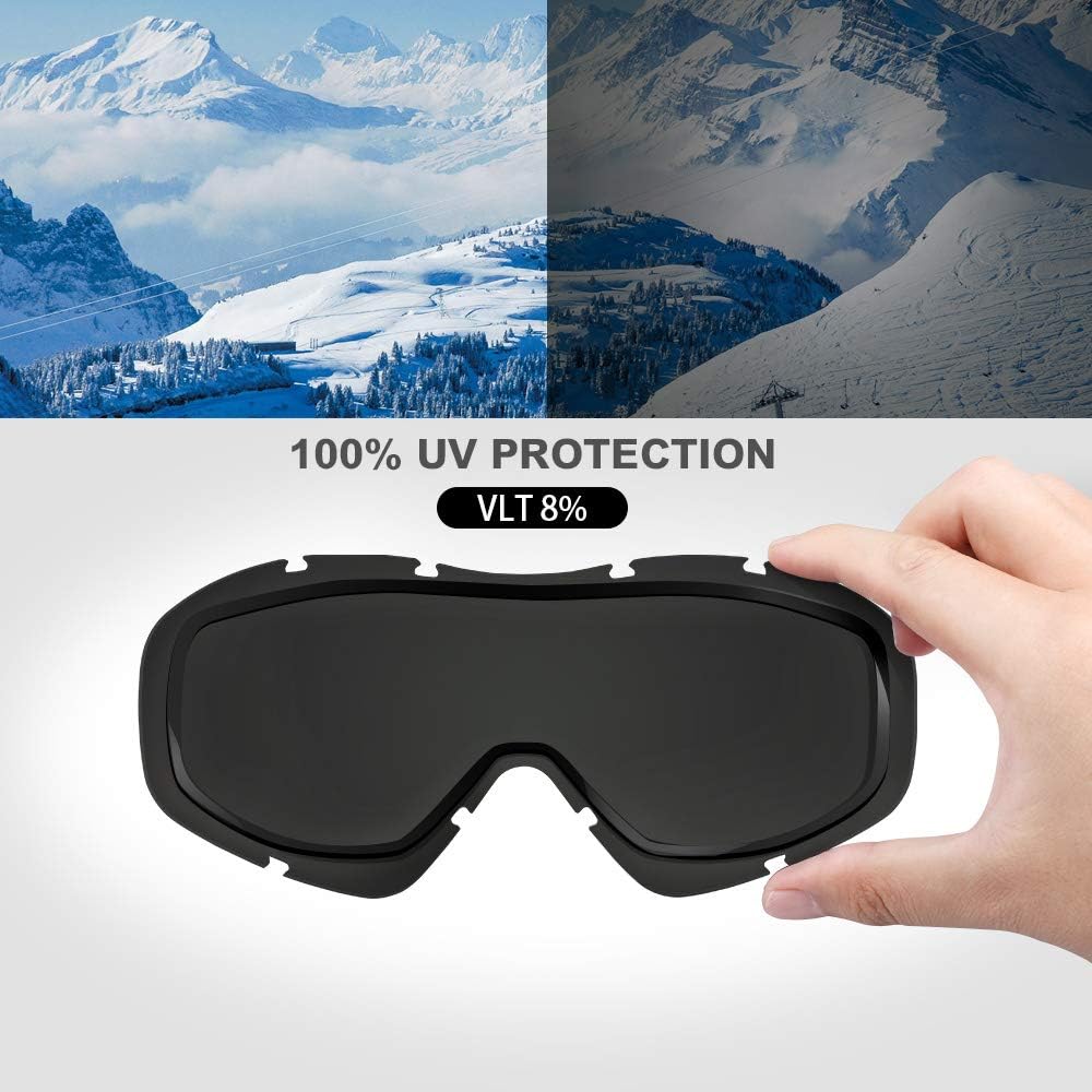 OutdoorMaster OTG Ski Goggles - Over Glasses Ski/Snowboard Goggles for Men, Women & Youth - 100% UV Protection-OM-5 - Image 4