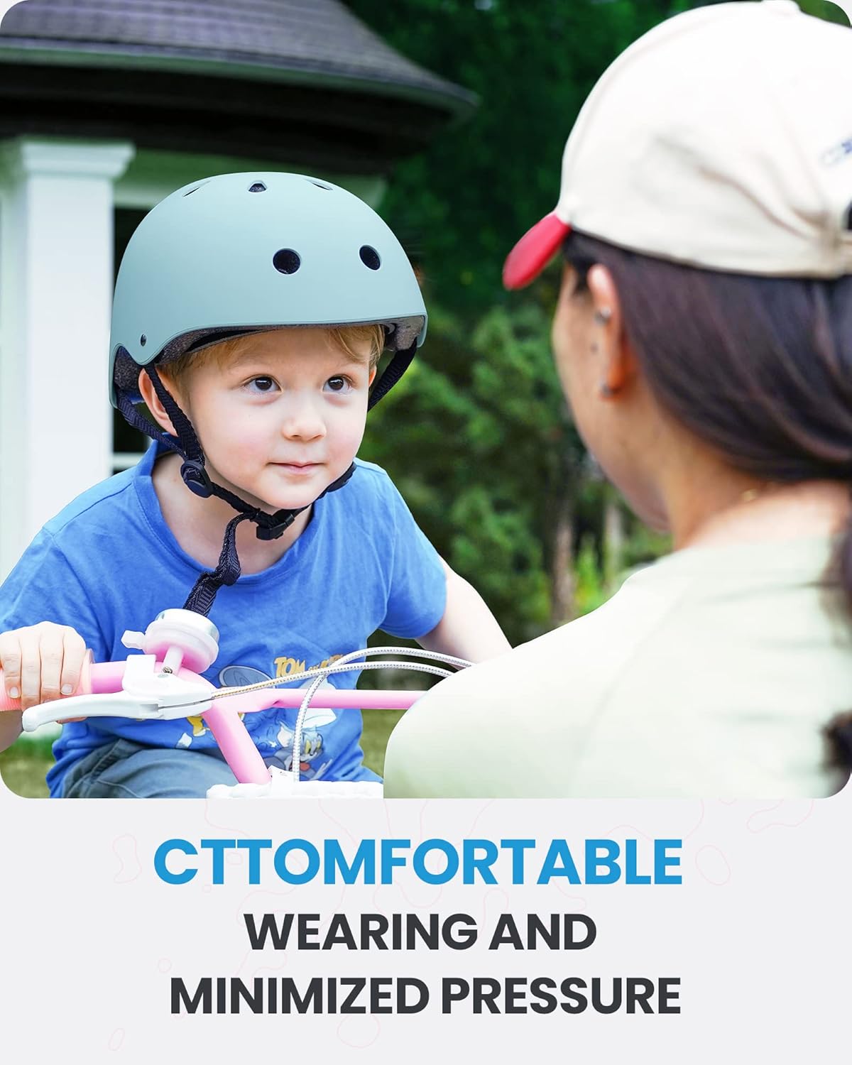 OutdoorMaster Youth & Kids Bike Helmet - Adjustable Multi-Sports Skateboard Helmet with Removable Liners for Balance Bike, Toddler Scooter, One Wheel Hoverboard-Mint Green-Medium - Image 2