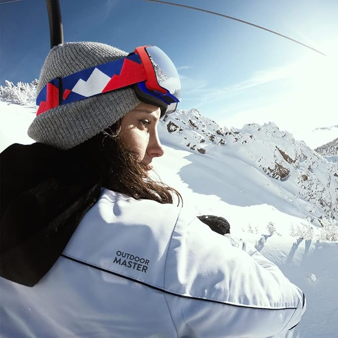 OutdoorMaster Ski Goggles PRO - Frameless, Interchangeable Lens 100% UV400 Protection Snow Goggles for Men & Women-OM-2 - Image 7