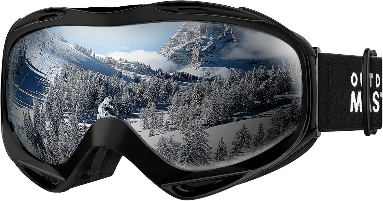 OutdoorMaster OTG Ski Goggles - Over Glasses Ski/Snowboard Goggles for Men, Women & Youth - 100% UV Protection-OM-5 - Image 1