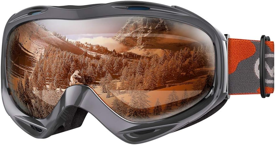 OutdoorMaster OTG Ski Goggles - Over Glasses Ski/Snowboard Goggles for Men, Women & Youth - 100% UV Protection-OM-5 - Image 1