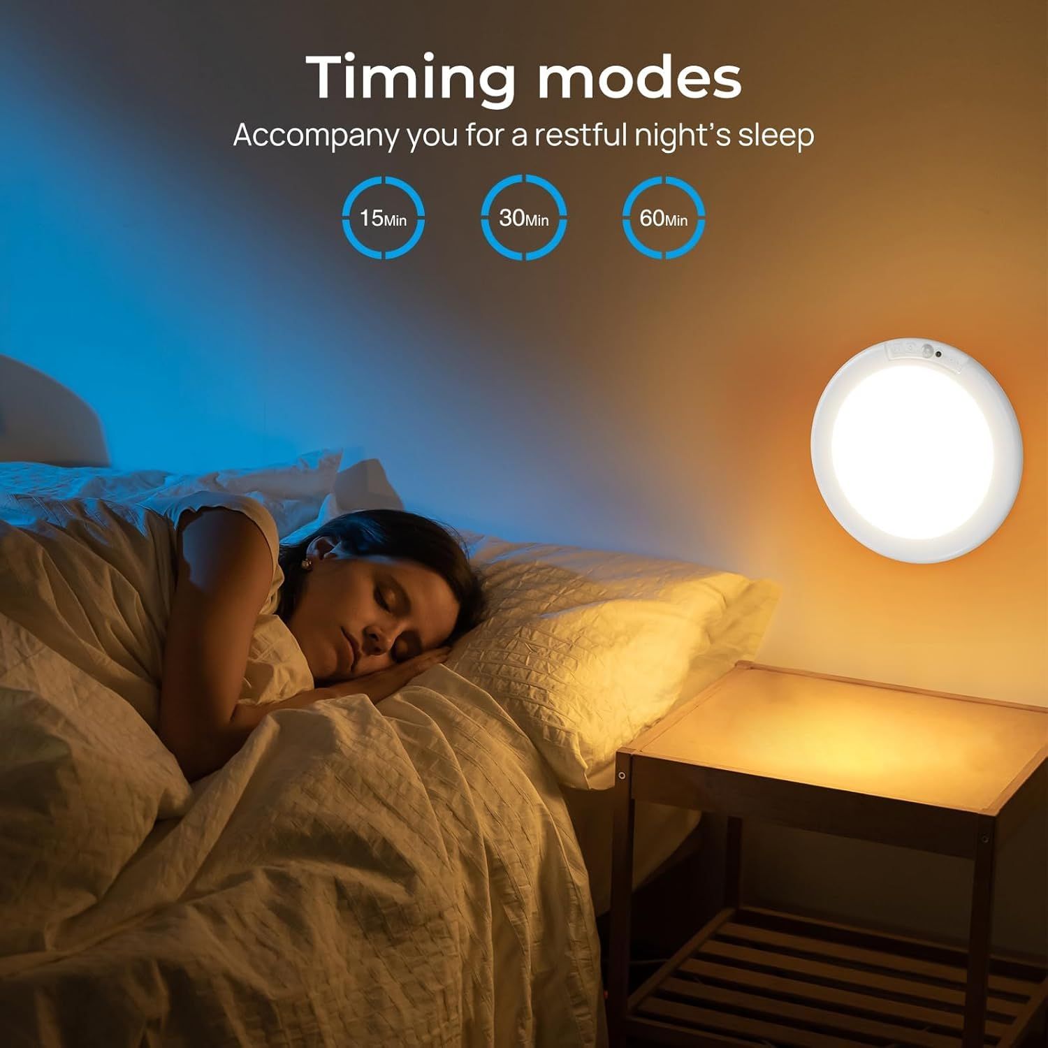 2 Pack Magnetic Wireless Ceiling Light, Rechargeable Battery Operated Ceiling Light wiht Remote, Ultra-Thin Motion Sensor Shower Lamp for Bathroom Closet Porch - Image 7