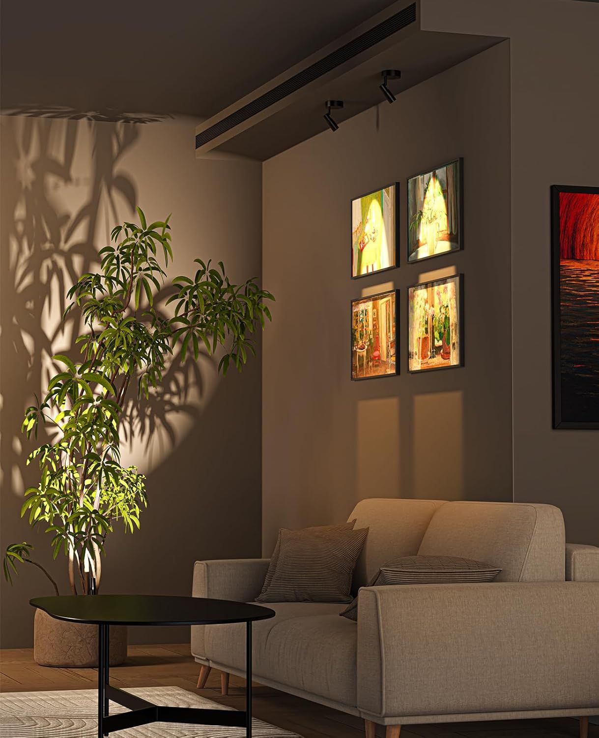 Zoomable Spot Light Indoor, Rechargeable Picture Light with Remote, Dimmable CCT Spotlight for Wall Art, Battery Uplight Indoor with Timer for Plant Artwork Painting Sofa Corner 1PC - Image 8