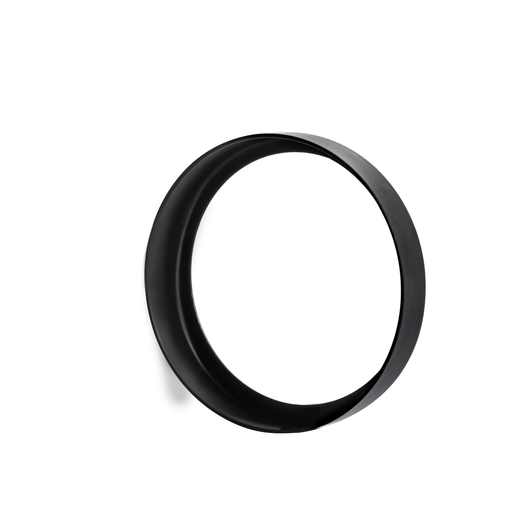 6 Pack GU10/MR16 Bulb Decorative Trim Rings, Heat Insulation Anti-Scald Protective Rings for Track Lighting, Snap-On Spring-Loaded Design (Matte Black) - Image 5