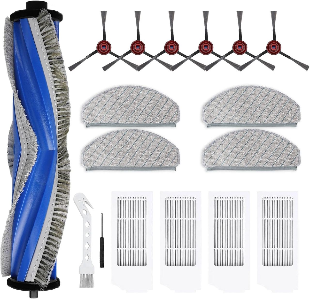 18 PCS Accessories for ECOVACS DEEBOT N20 Plus Robot Vacuum Cleaner - Image 1